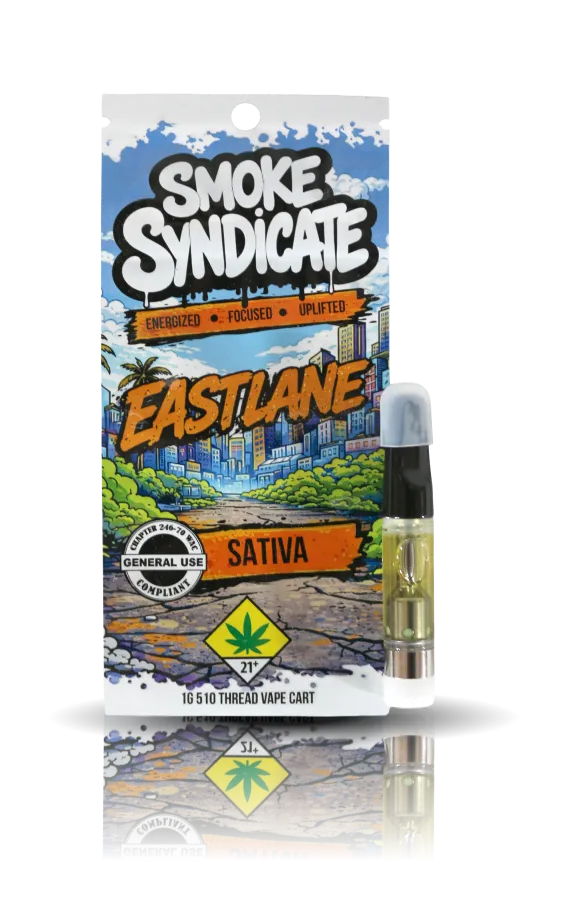 Eastlane package and vape cartridge